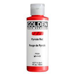 изображение Краска акриловая golden fluid, банка 118 мл, № 2277 красный пиррол