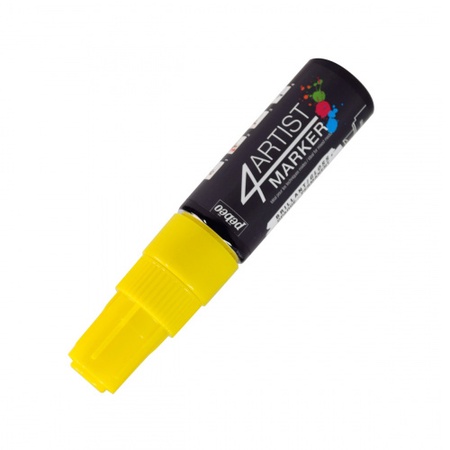 Маркер масляный Pebeo 4Artist Marker 8 мм клиновидный Жёлтый