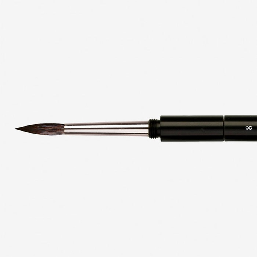 картинка Кисть имитация белки круглая da vinci сер.1593 №8 короткая ручка