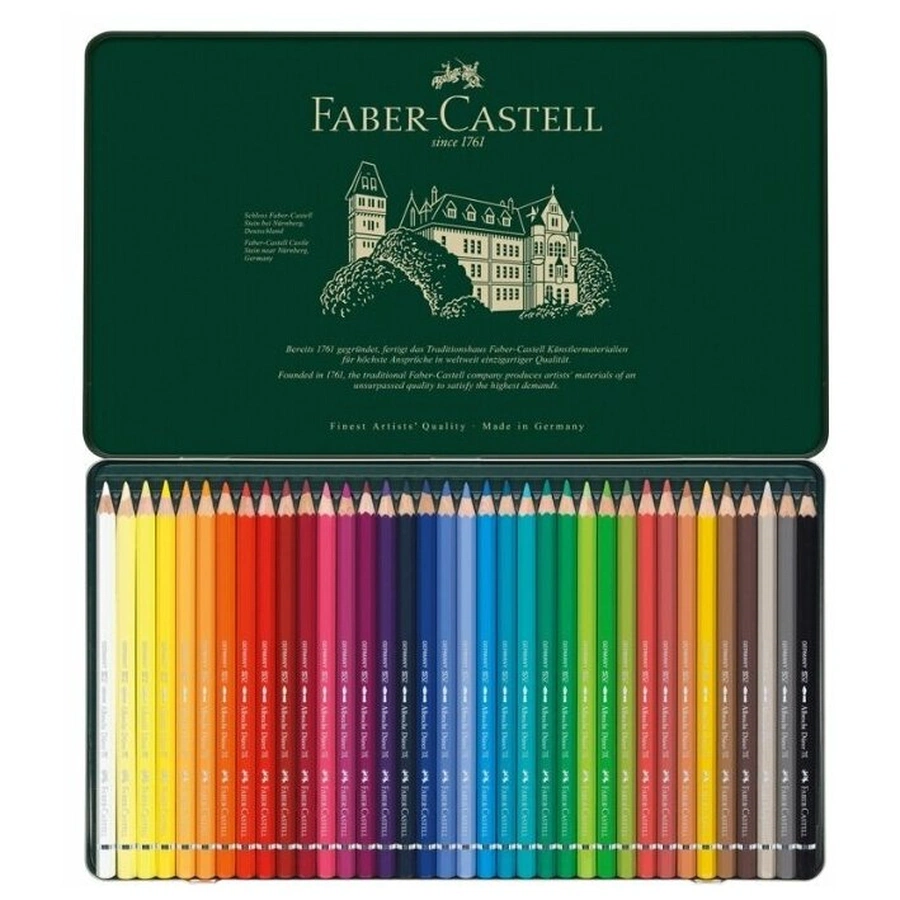 фото Набор акварельных карандашей faber-castell albrecht durer 36 цветов в металле