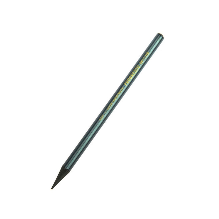 картинка Чернографитный карандаш в лаке koh-i-noor progresso, длина 153 мм, твёрдость hb
