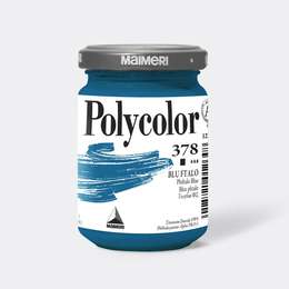 изображение Краска акриловая maimeri polycolor, банка 140 мл, синий фтало