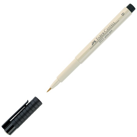 фото Ручка-кисть капиллярная faber-castell pitt artist pen brush 270 тёплый серый