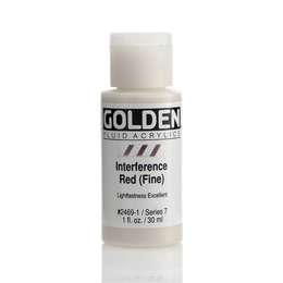 картинка Краска акриловая golden fluid, банка 30 мл, № 2469 красный с разводами