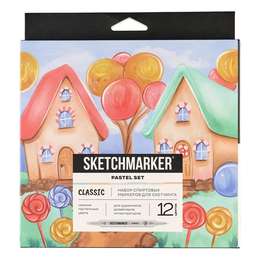 картинка Набор маркеров sketchmarker classic pastel set 12цв