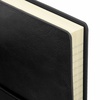 картинка Блокнот малый формат а6, brauberg "black jack", 128 л.,клетка, черный