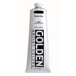 фотография Краска акриловая golden heavy body, туба 148 мл, № 1240 серый пейна