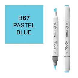 изображение Маркер художественный touch brush shinhanart, 067 пастельный голубой b67