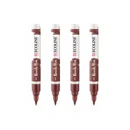 картинка Маркер акварельный ecoline кисть № 441 красное дерево