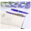 фото Ручка шариковая автоматическая penac pepe 0,7 мм синяя, корпус металл/фиолетовый