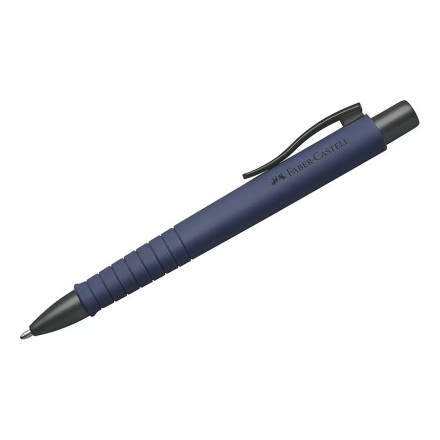 фото Ручка шариковая автоматическая faber-castell "poly ball urban xb", синяя, 1,4мм