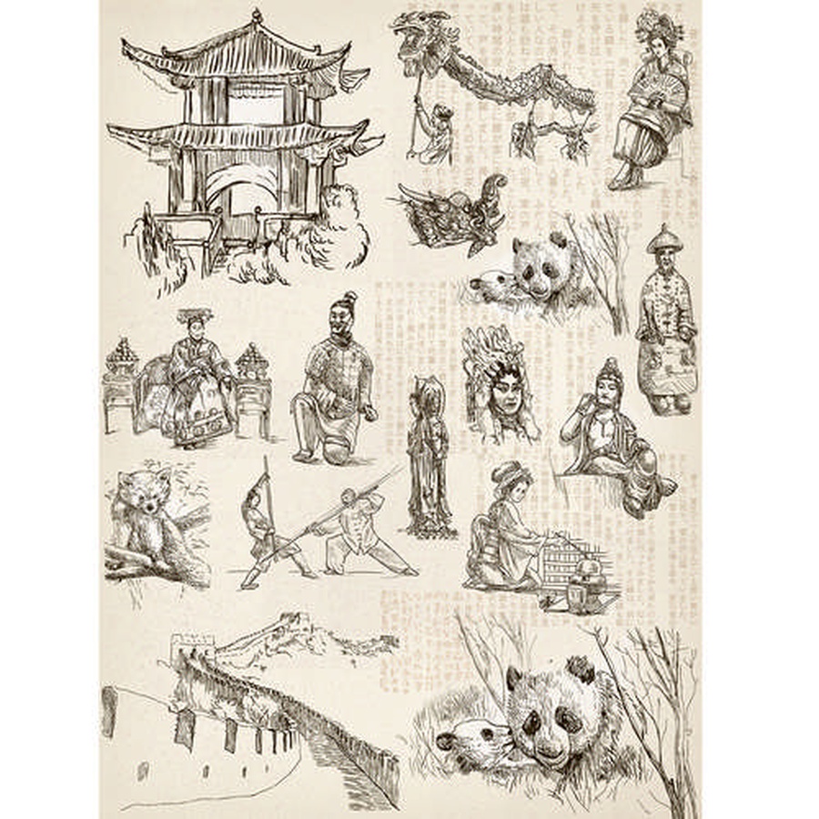 изображение Рисовая бумага для декупажа "craft premier", a3, 25г/м, "китайское"