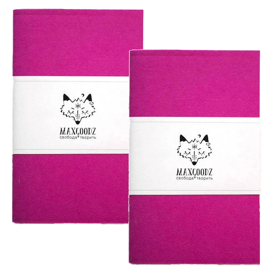 картинка Скетчбук для маркеров maxgoodz classic white, фуксия, a5, 32 листа, 160 г/м2, на нитке