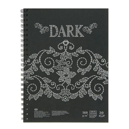 фото Блокнот для эскизов и зарисовок dark,  а4, 30 листов