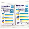 картинка Альбом для акварели на спирали aurora cold 300гр/м, целлюлоза 100%, а5, 12л