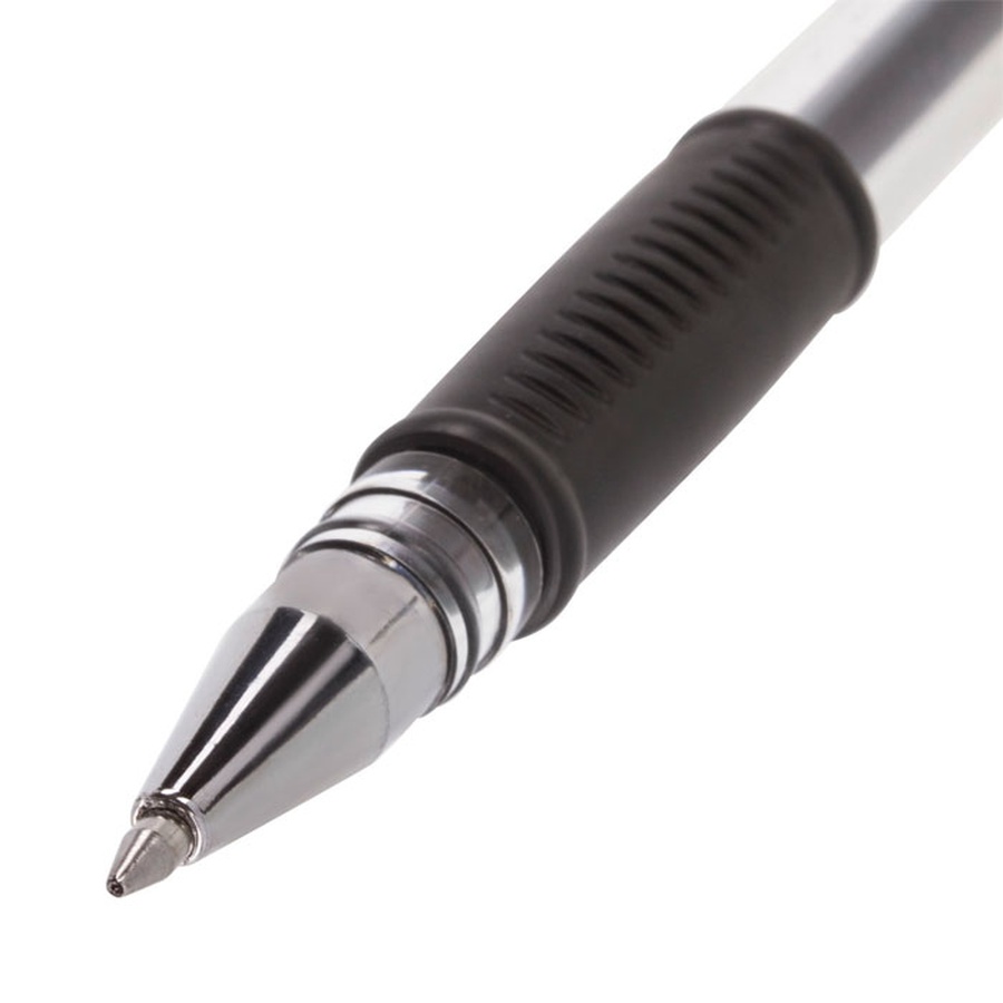 картинка Ручки гелевые brauberg "для егэ" с грипом, черные, набор 2 штуки