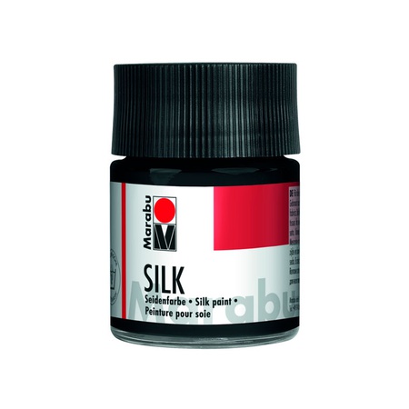 Краска по шёлку Marabu Silk 50 мл цвет чёрный