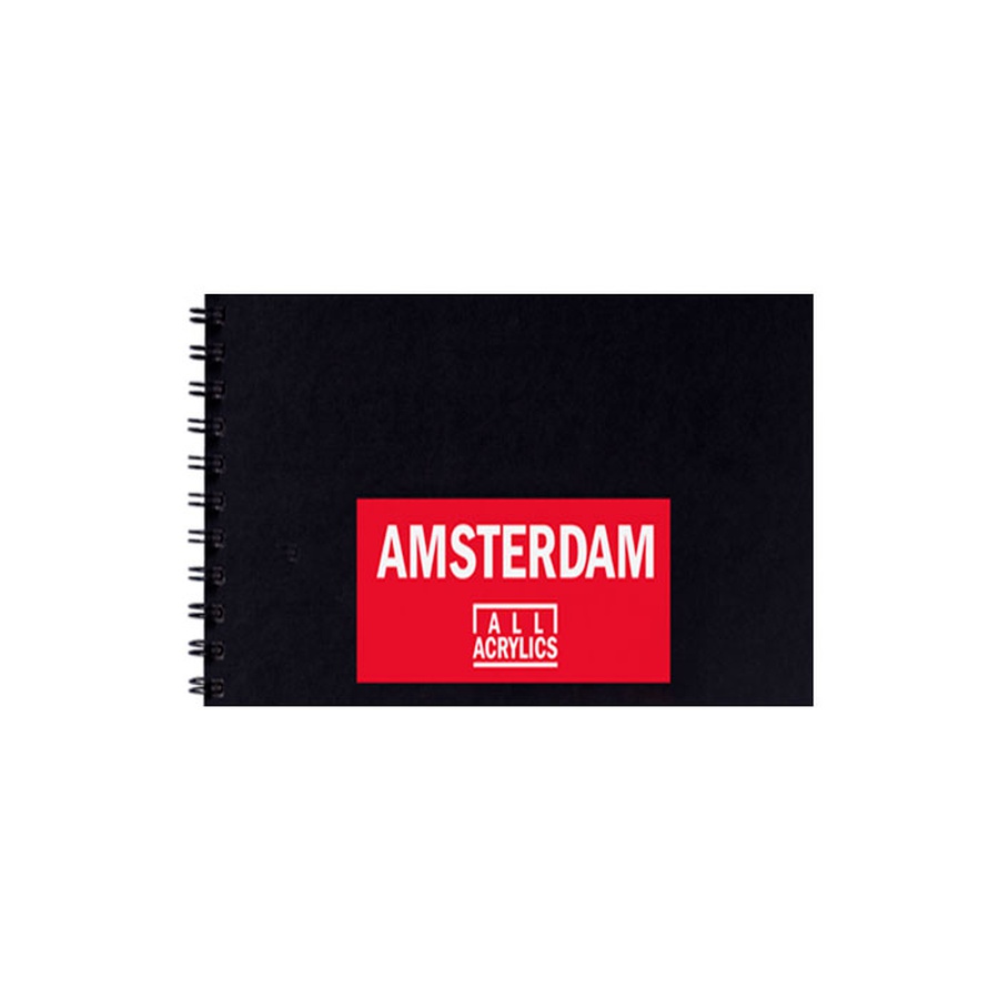 фото Альбом для акрила amsterdam 14.8*21см 30л спираль по короткой стороне