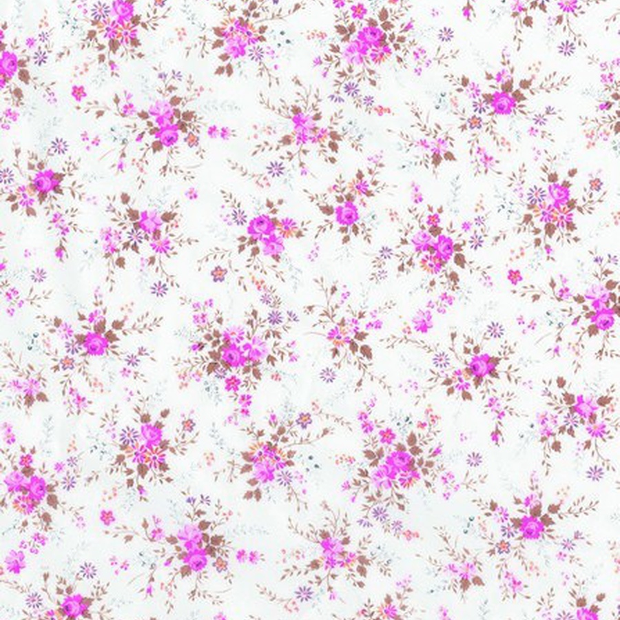 изображение Бумага для декопатча decopatch, 570 мелкие розовые цветочки на белом