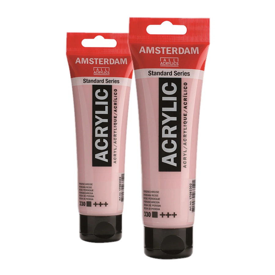 изображение Краска акриловая amsterdam, туба 120 мл, № 330 розовый персидский