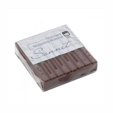 картинка Полимерная глина сонет, 56 г, цвет шоколад