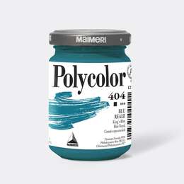 картинка Краска акриловая maimeri polycolor, банка 140 мл, синий королевский