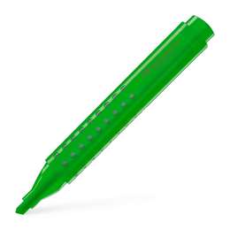 картинка Текстовыделитель faber-castell grip, зеленый