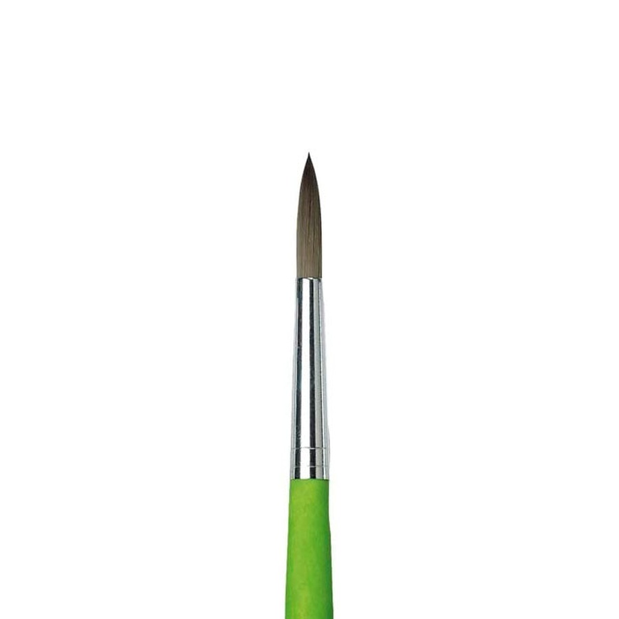 фото Кисть синтетика круглая da vinci 373 fit for school&hobby короткая ручка № 10