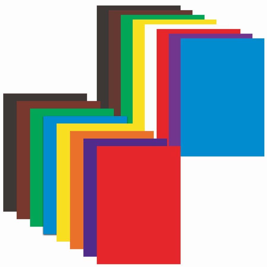 картинка Набор цветного картона и бумаги а4 мелованные, 8+8 цв, 200х290мм, "планеты"