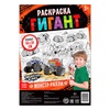 картинка Раскраска гигант «монстр-ралли»