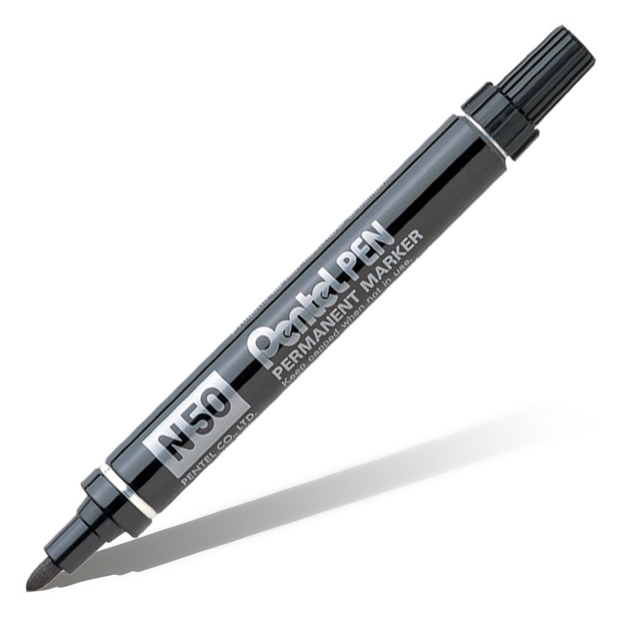 изображение Маркер перманентный pentel pen, черный , 4.3 мм