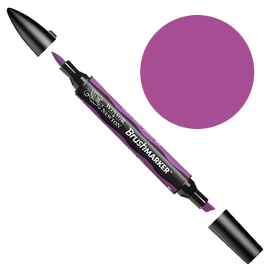 картинка Маркер спиртовой brush winsor & newton, фиолетовый