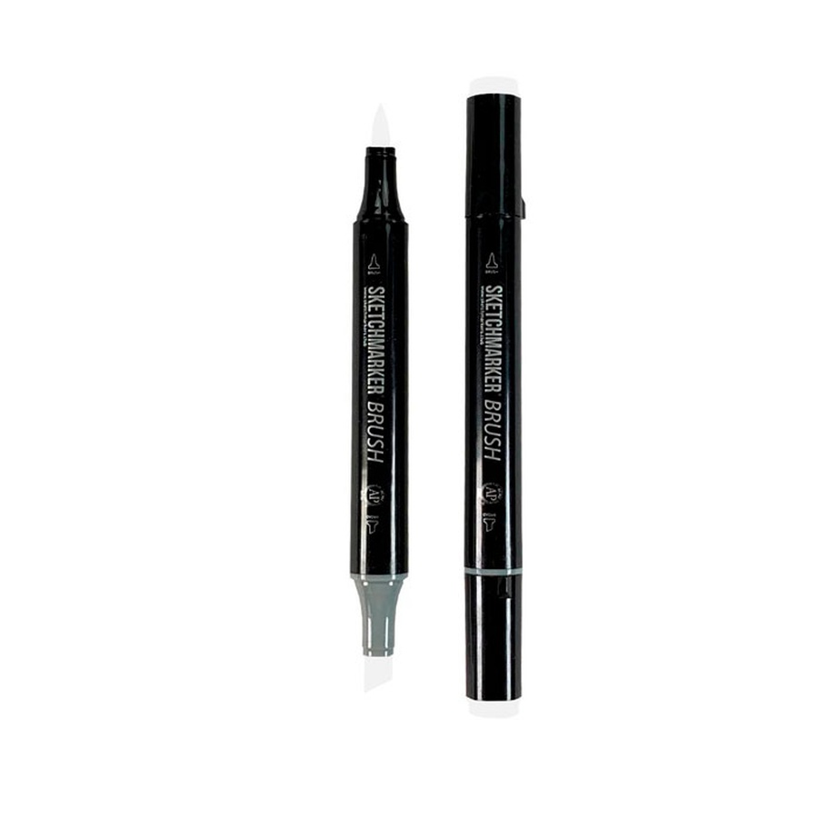 картинка Маркер sketchmarker brush двухсторонний на спиртовой основе bl блендер