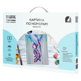 картинка Картина по номерам на холсте "единение", 30*40 см