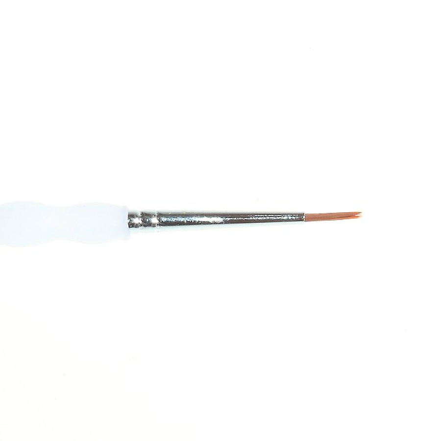 изображение Кисть из синтетики для масла и акрила сонет № 1 круглая пластиковая ручка