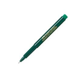 фотография Капиллярная ручка faber-castell серии finepen 1511, толщина 0,4 мм, зеленый