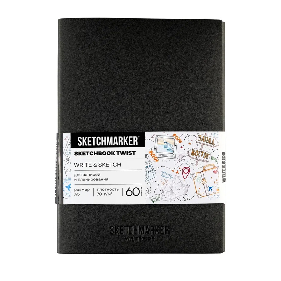 фото Скетчбук  sketchmarker sketch&write a5 60 листов