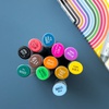 фотография Набор спиртовых маркеров малевичъ graf'art brush, базовый 12 цветов