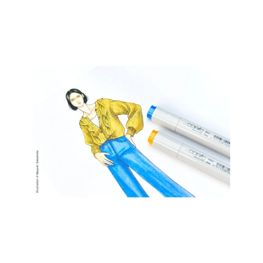 изображение Маркер спиртовой copic, два пера, цвет b32