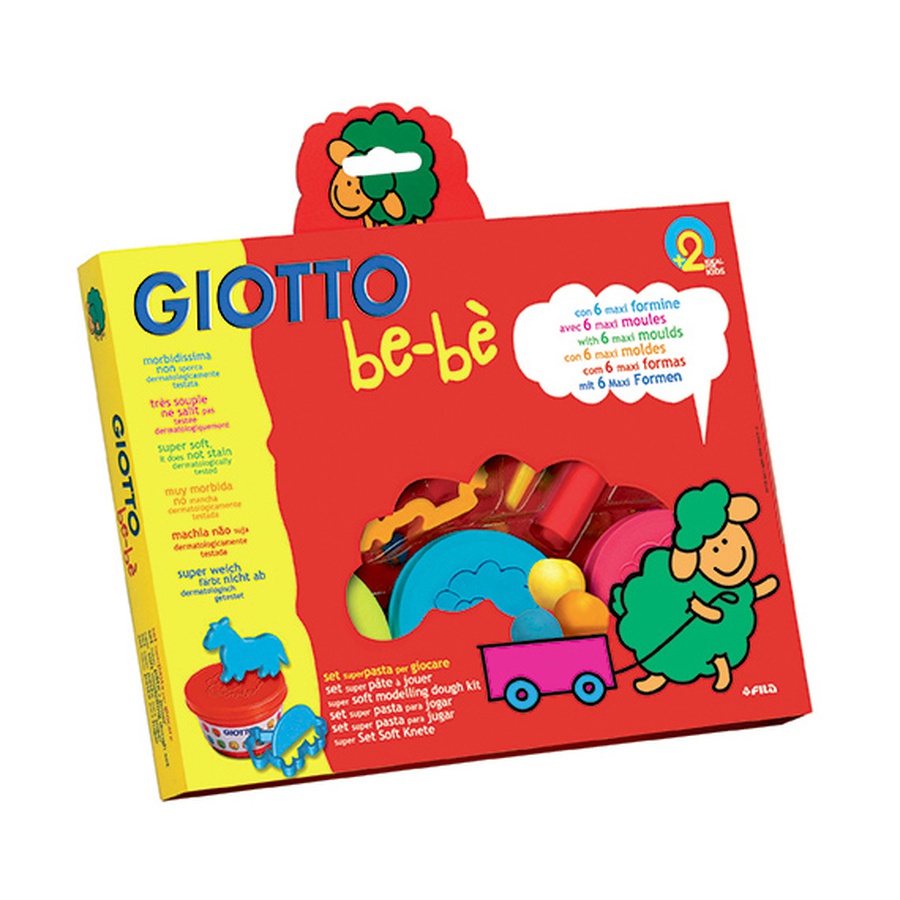 фото Набор пасты для лепки с инструментами giotto, 3 цвета