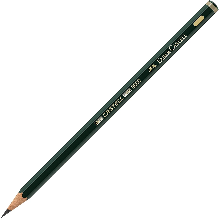 картинка Набор чернографитных карандашей faber-castell castell-9000 12 штук