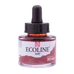 фотография Акварель жидкая ecoline банка 30 мл № 440 насыщенная сепия