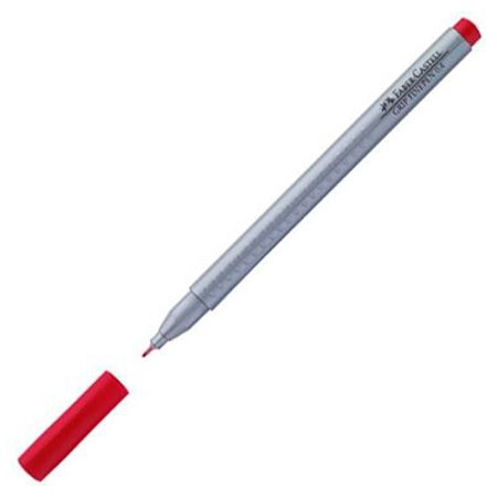 Ручка капиллярная Кармин трёхгранная 0,4 мм Grip