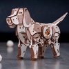 изображение Конструктор деревянный 3d ewa механический щенок puppy