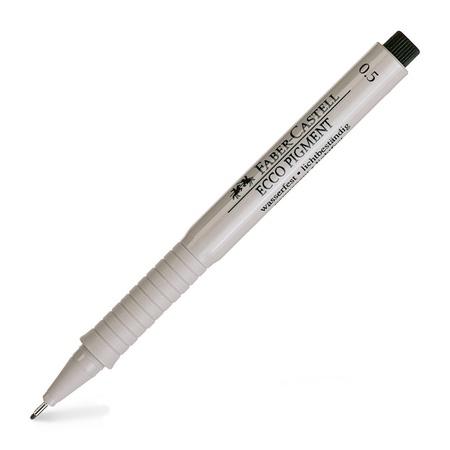 Ручка капиллярная Faber-Castell ECCO PIGMENT 0,5 мм