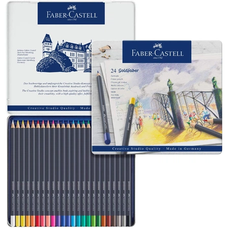 Набор цветных карандашей Faber-Castell Goldfaber 24 цвета