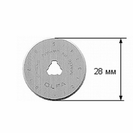 картинка Лезвие olfa круговое, для ножа rty-1/g, ol-rb28-2