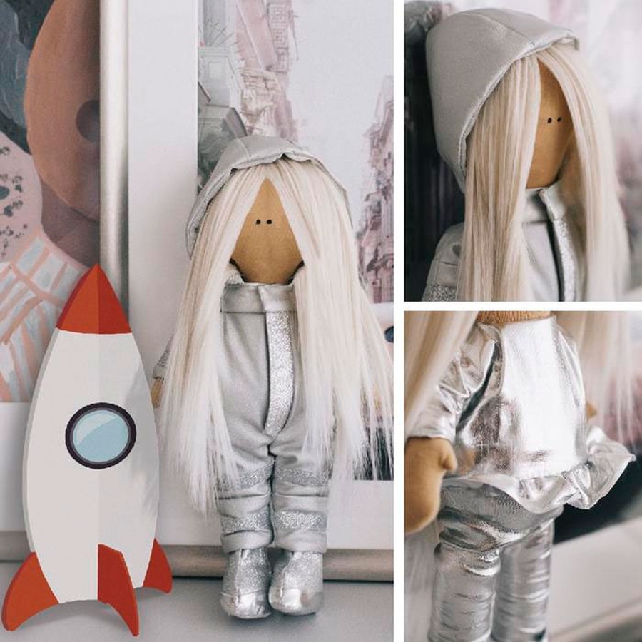 фото Интерьерная кукла "космонавт дакота", набор для шитья