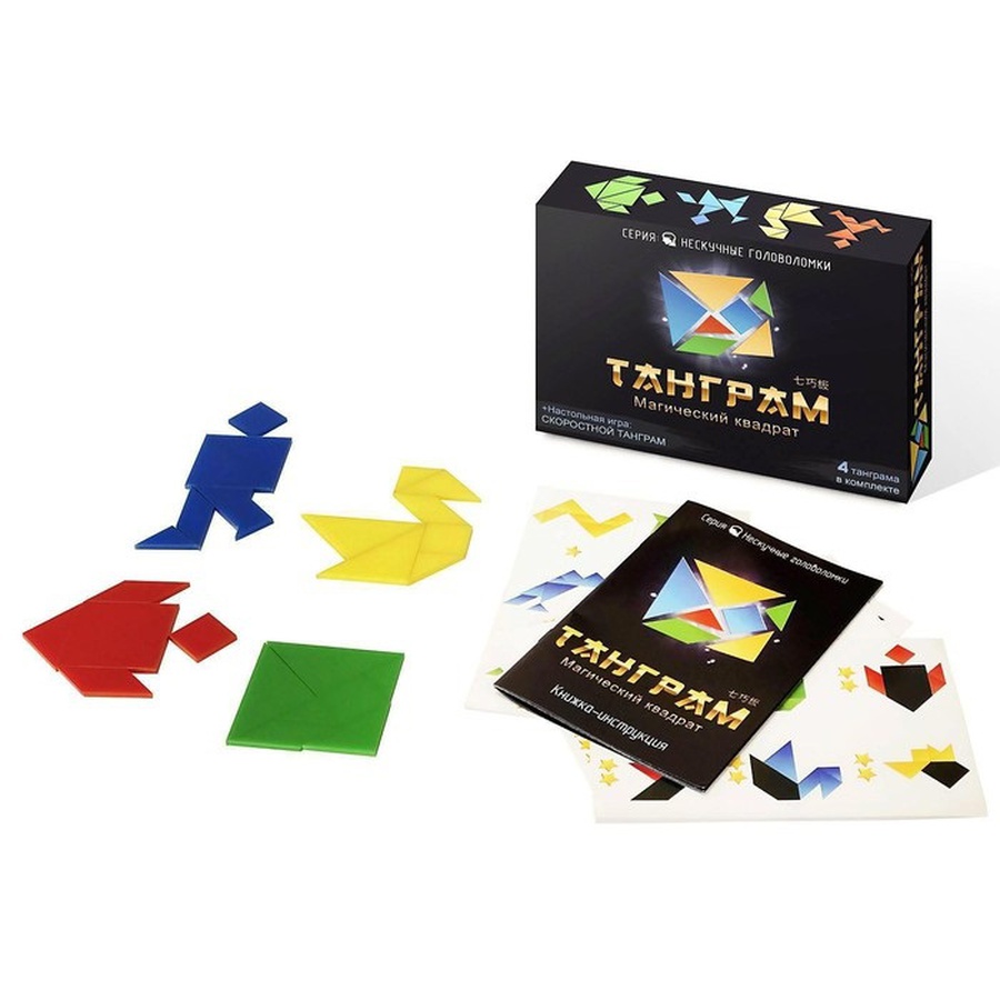 картинка Настольная игра-головоломка «танграм»