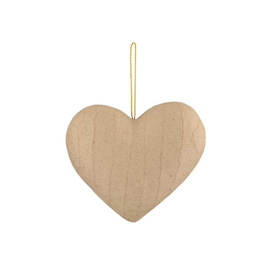 картинка Заготовки для декорирования "love2art" pam-081 "сердце" папье-маше 10 см